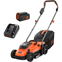 Los mejores  - BLACK+DECKER BCMW3336L1-QW - Cortacésped a batería 36V- ancho de corte 33cm- con 1 batería litio de 2.5Ah